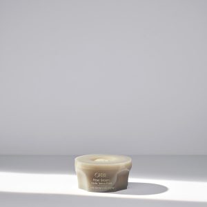 Luxury hair treatment jar in natural light