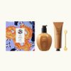 Skincare product set with elegant packaging design