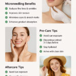 explaining microneedeing benefits and aftercare.